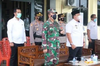 Dandim 0429/Lamtim Hadiri Apel Kesiapan Vaksinasi Covid-19 Keliling Polres Lampung Timur
